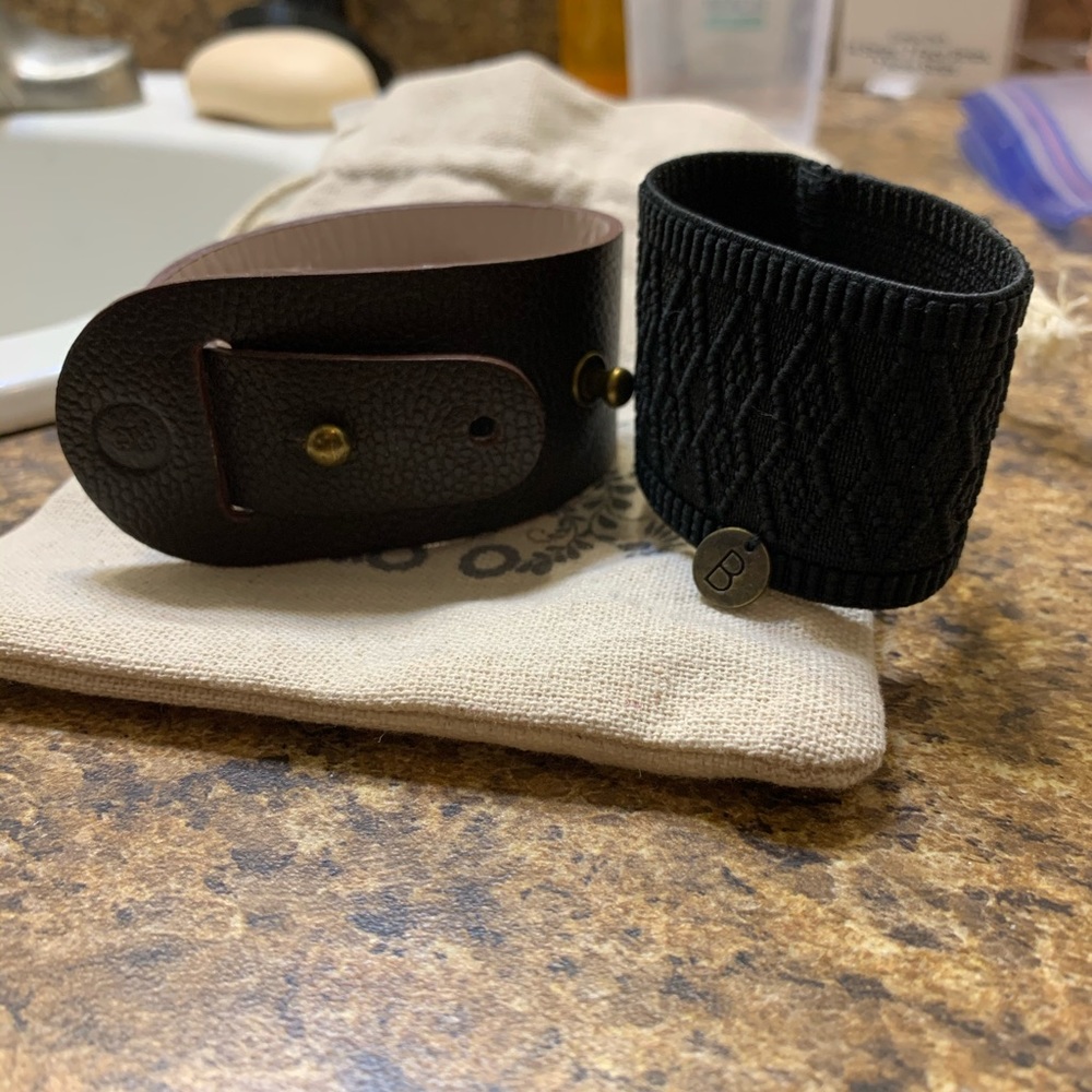 Blisslets Leather Nausea Relief Bracelets